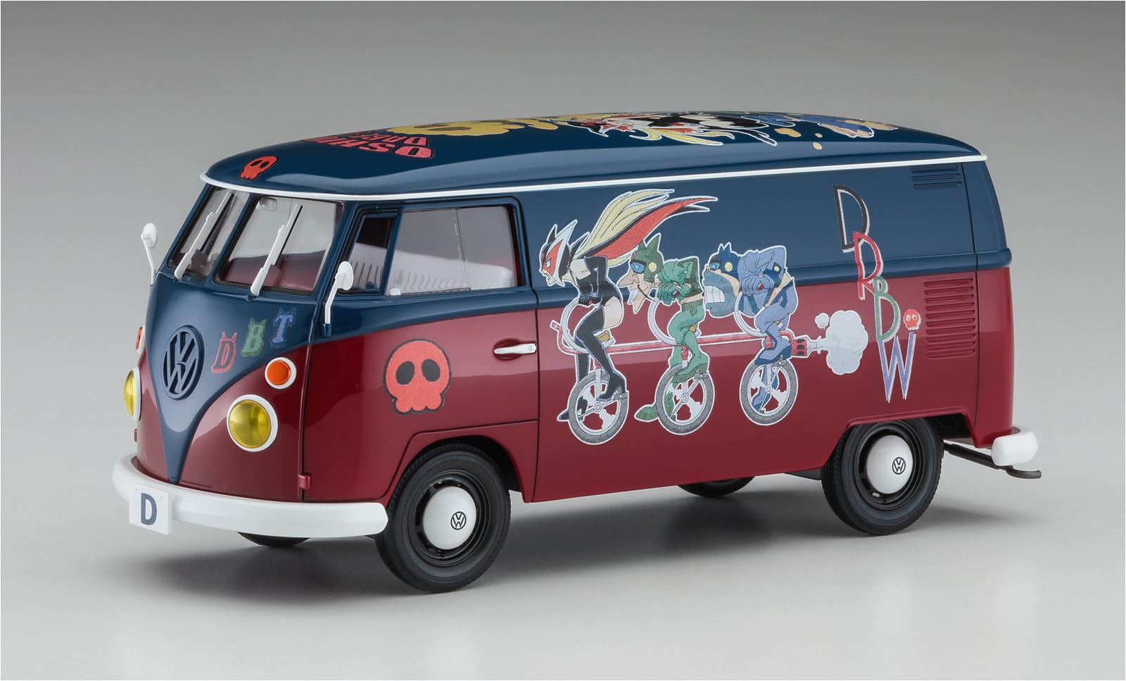 1/24 ヤッターマン フォルクスワーゲン デリバリーバン 2台セット プラモ 1/24 ヤッターマン フォルクスワーゲン デリバリーバン 2台